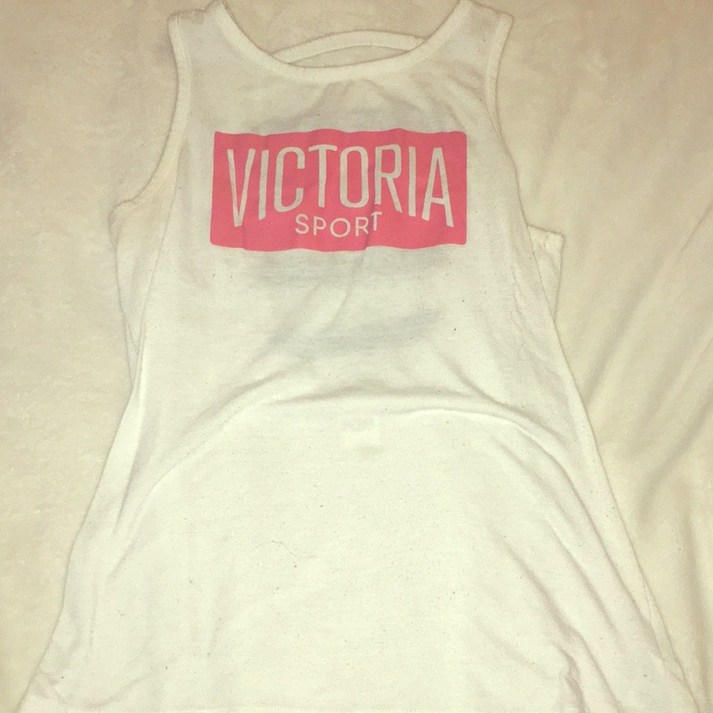 Victoria’s Secret workout shirt.